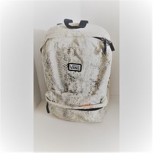 vans snakeskin backpack